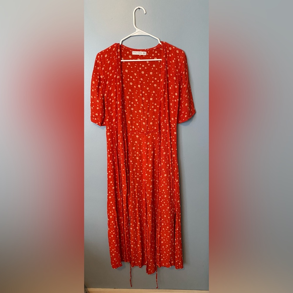 Faithfull The Brand floral midi wrap dress
